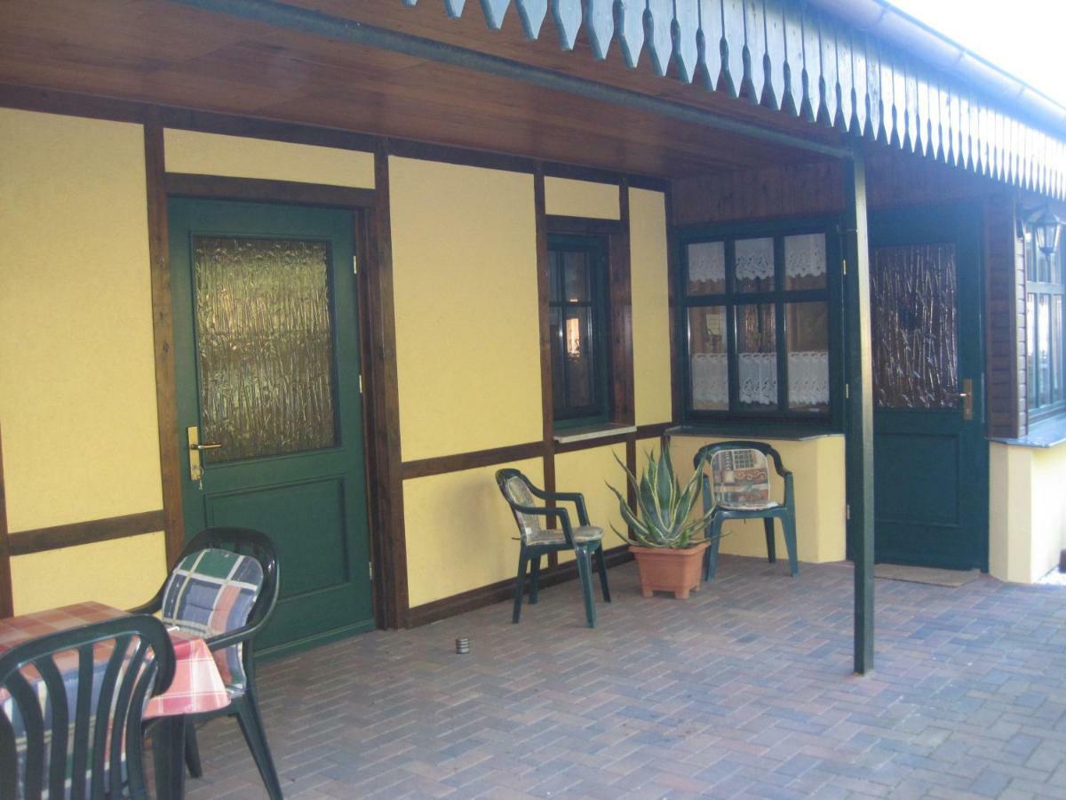 Pension Zum Weissen Hirsch Reitwein ภายนอก รูปภาพ