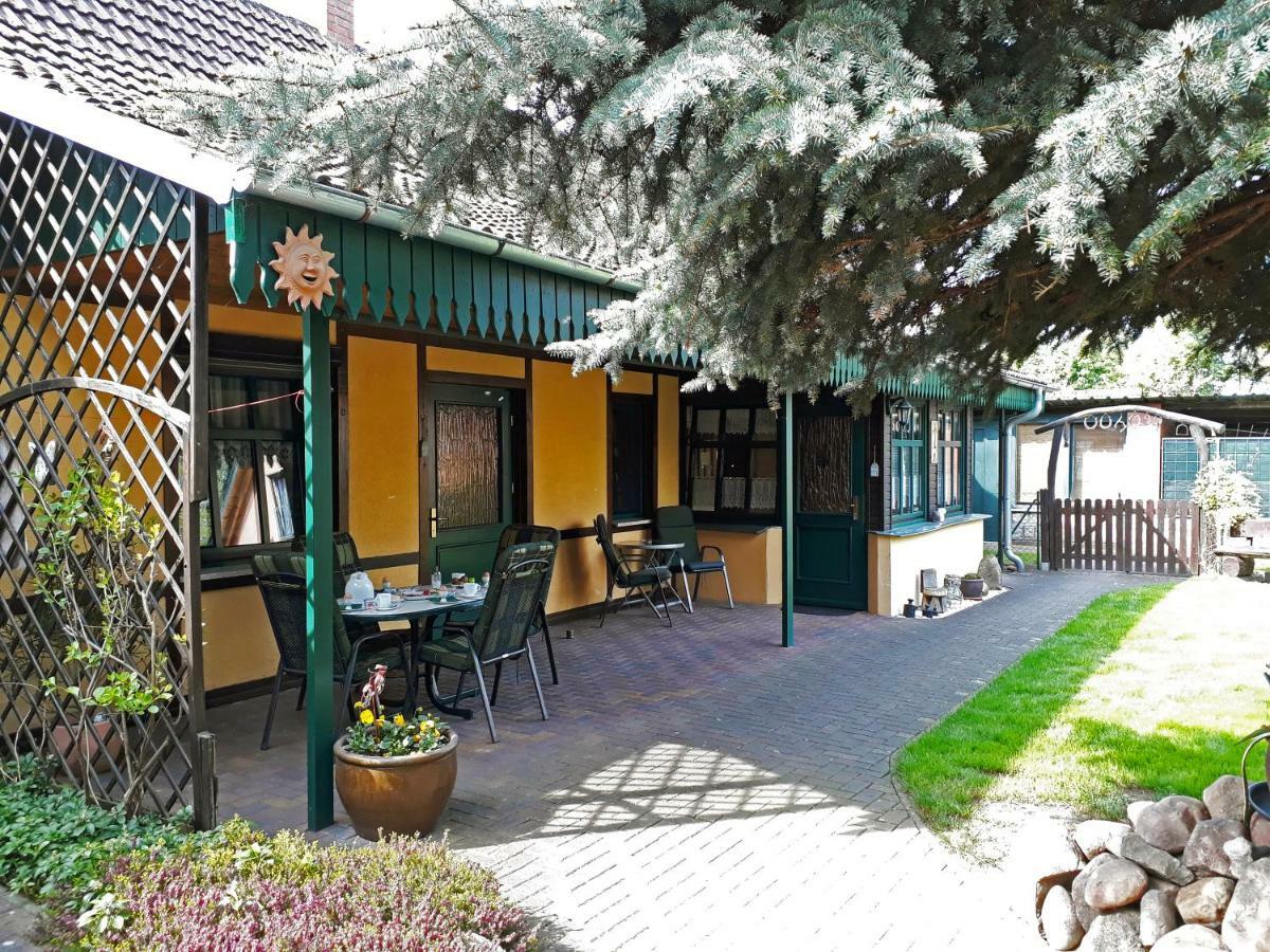 Pension Zum Weissen Hirsch Reitwein ภายนอก รูปภาพ